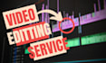 video editing with professionalism