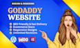 design godddy website, godaddy ecommerce, godaddy website