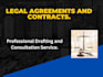 draft contracts, agreements and legal letters