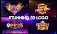 create a professional custom 3d logo animation