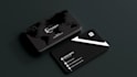 design creative unique business cards with a qr code