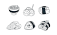 draw simple doodle icon, line art, illustration for you