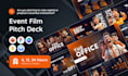 design a stunning film pitch deck presentation for investors