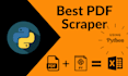 scrape pdf to excel, web scraping, data mining using python