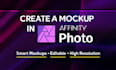 professional mockup design with affinity photo