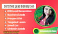 do b2b lead generation and email list building