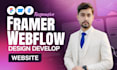 framer or webflow expert to design or develop stunning website