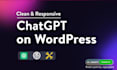 add chatgpt or chatbot to your wordpress site