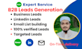 b2b lead generation and linkedin building