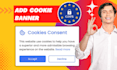 setup a gdpr compliant cookie consent banner for your website