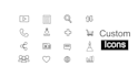 create unique custom icons or vector line icons
