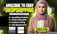 do amazon walmart to ebay dropshipping, ebay product listing