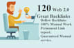 do 120 web 2point0 great backlinks