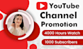 do promotion for youtube channel monetization
