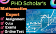 help you all mathematics online course , test and assignment