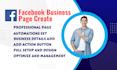 create setup and optimize facebook business page