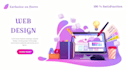 create website redesign,landing page, home page, in figma