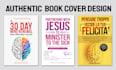 design authentic book cover or ebook cover, kdp cover