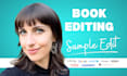 provide a book manuscript editing sample