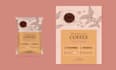 design tea or coffee label, pouch, bag, and product packaging