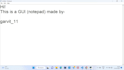 create a gui in tkinter in python