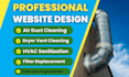make well designed air duct cleaning website
