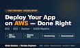 deploy your web app on AWS ec2 or ecs with ci cd pipeline