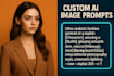 write custom ai image prompts for any idea