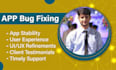 fix android app issues, android application bugs