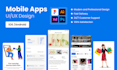 aesthetic and stunning figma website, mobile app, ios,  android, ui design,