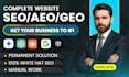 do local SEO, GEO, and aeo to rank your site on google and ai search