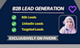 do targeted b2b lead generation and lead generation