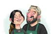 draw a funny caricature