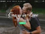 create wedding events planner website design