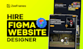 do figma website design, ui ux design and figma design