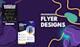 design awesome a4 flyer, poster, business card or postcard