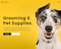 do pet care website design