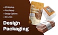 do pouch design, food packaging, with die lines