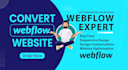 design or develop webflow website, webflow expert, figma to webflow