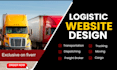 create logistics website,trucking,dispatch, freight broker and transport website