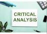 do urgent critical thinking and analysis tasks