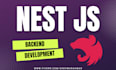 do backend development in nest js, express js, node js