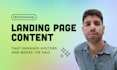 write high converting content for your landing page