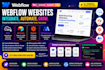 do webflow website and intergrate with apis, airtable, zapier, memberstack
