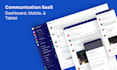 create responsive dashboard, saas, admin panel, landing page, crm cms ui design