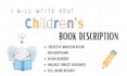write your childrens book description