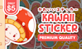 draw cute kawaii stickers for you