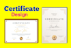 do custom, diploma, award certificate designs