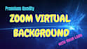 design fully customized zoom virtual background