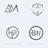 create a minimalist logo and 3d designs